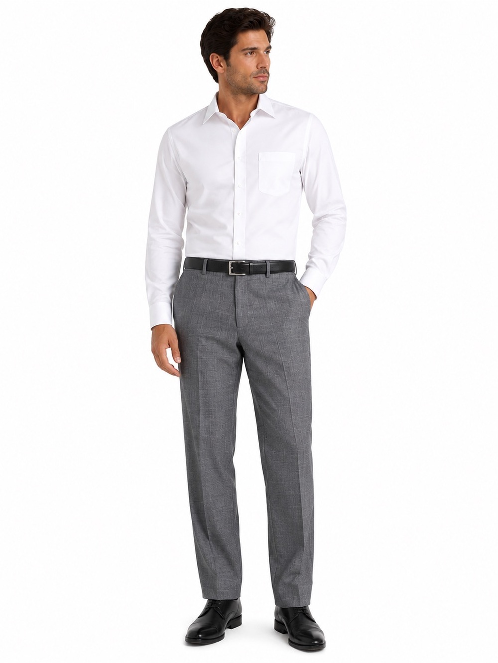 Perry Ellis Portfolio Gray Dress Pants 36x30 | Classic Fit